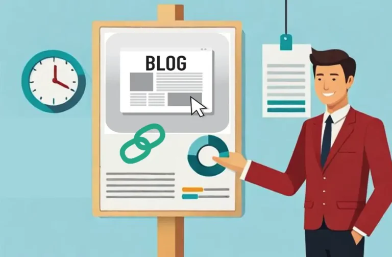 Blogartikel met backlinks