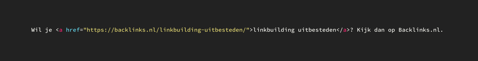 Voorbeeld non-branded backlink